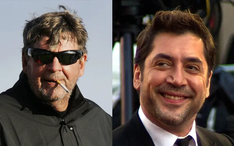 Johann Rupert and Javier Bardem