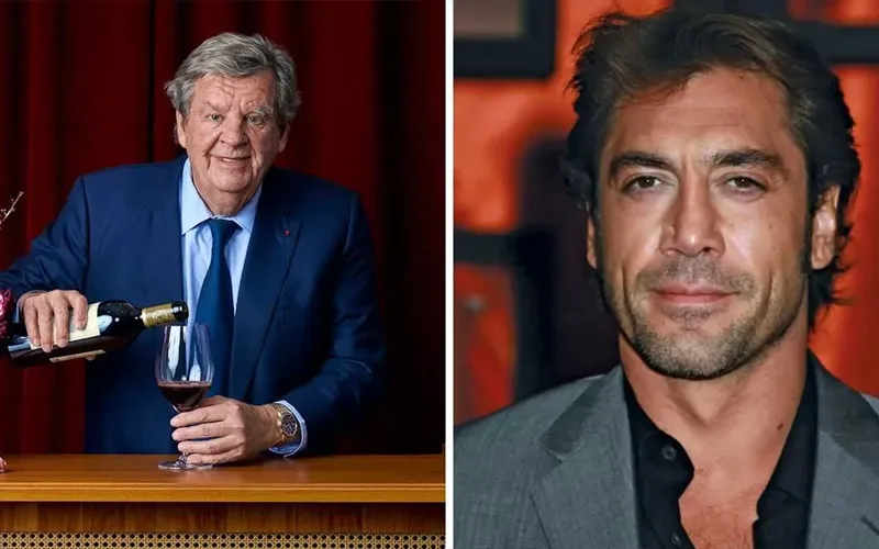Johann Rupert and Javier Bardem